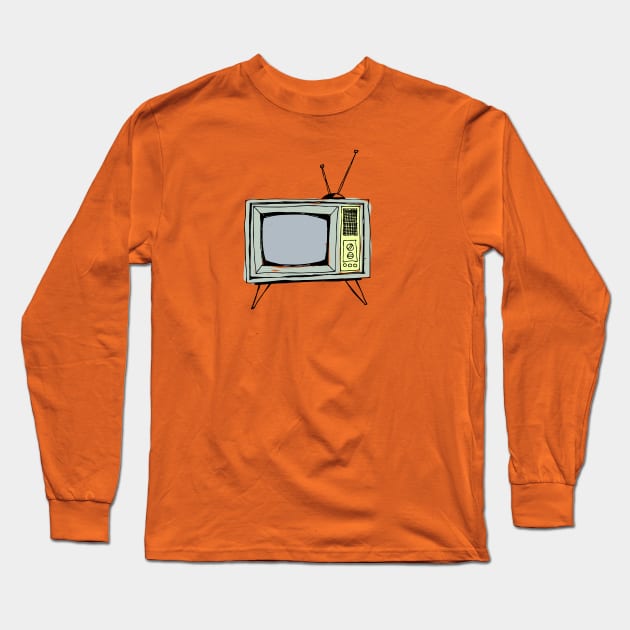 1970's Saturday Morning TV T-Shirt Long Sleeve T-Shirt by callingtomorrow